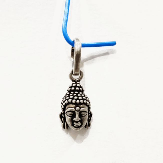 Silver Buddha Pendant