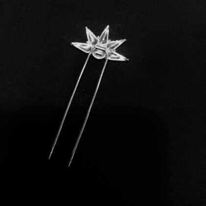 Silver Flower Hair Pin