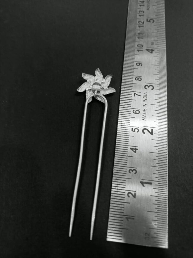 Silver Hair Pin - Image 2
