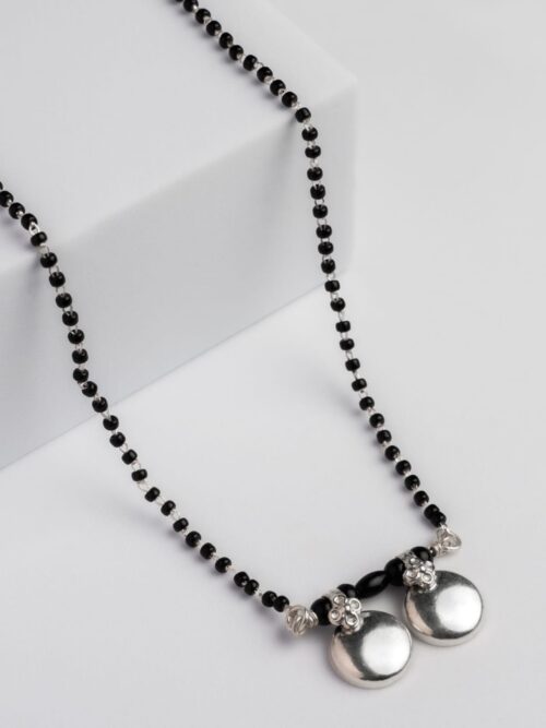 Silver Thali Mangalsutra  Mangalsutra