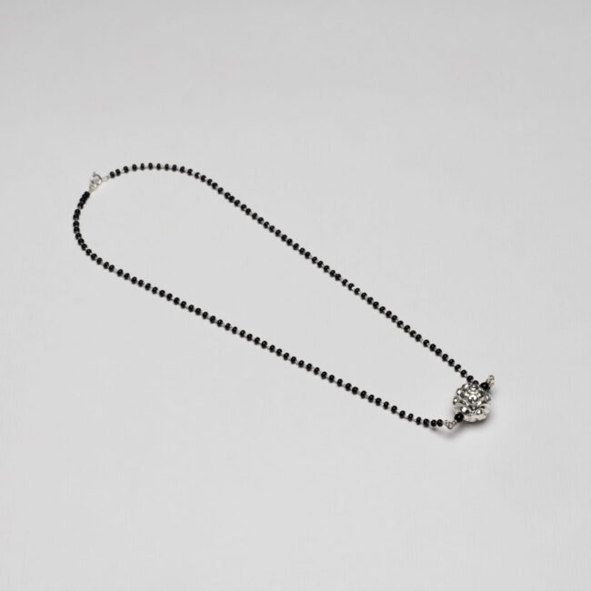 Silver Design Bead Mangalsutra - Image 2