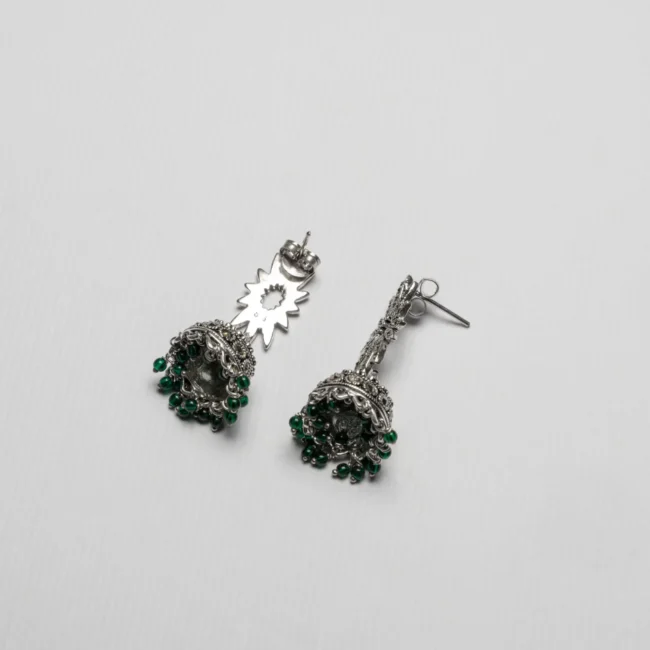 Sparkling marcasite Jhumka - Image 3
