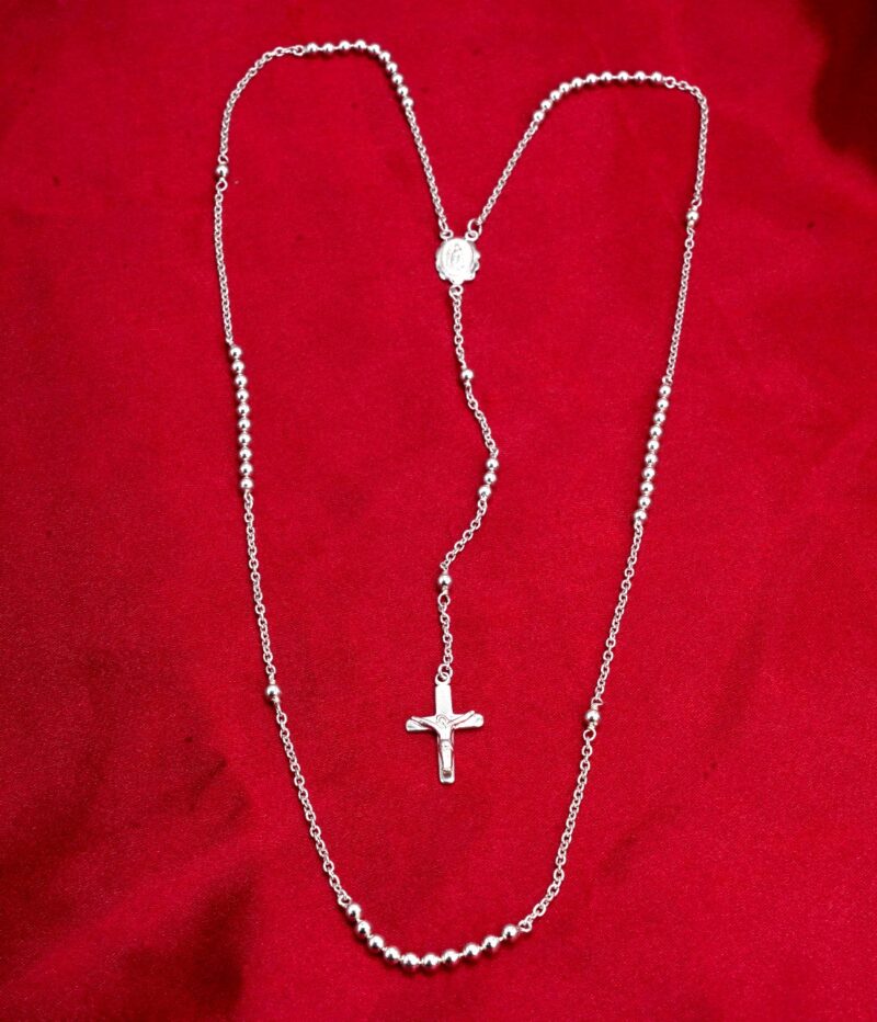 Pure Silver Rosary Chain