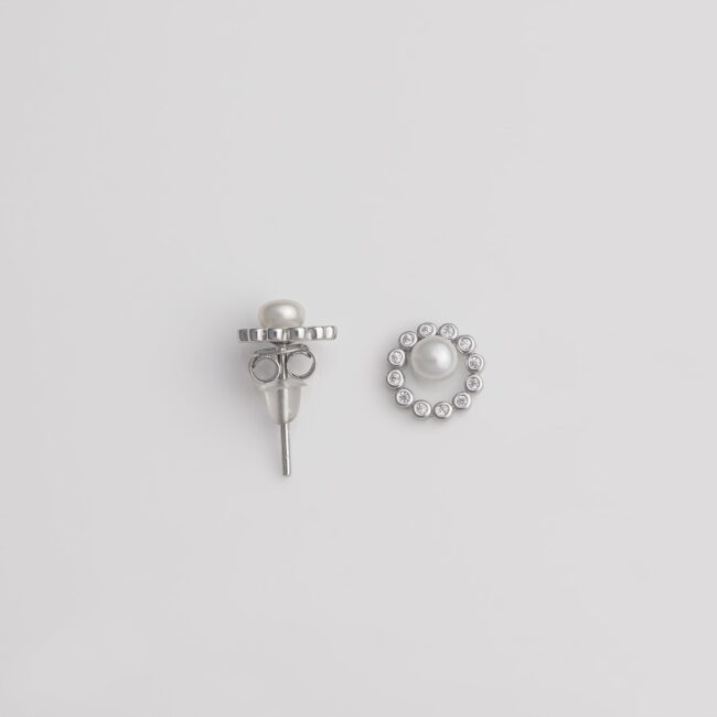 Pure Silver Elegant Diva Pearl Set - Image 3