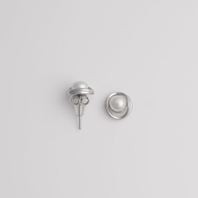 Pure Silver Designer Silver Pearl Set - Image 4