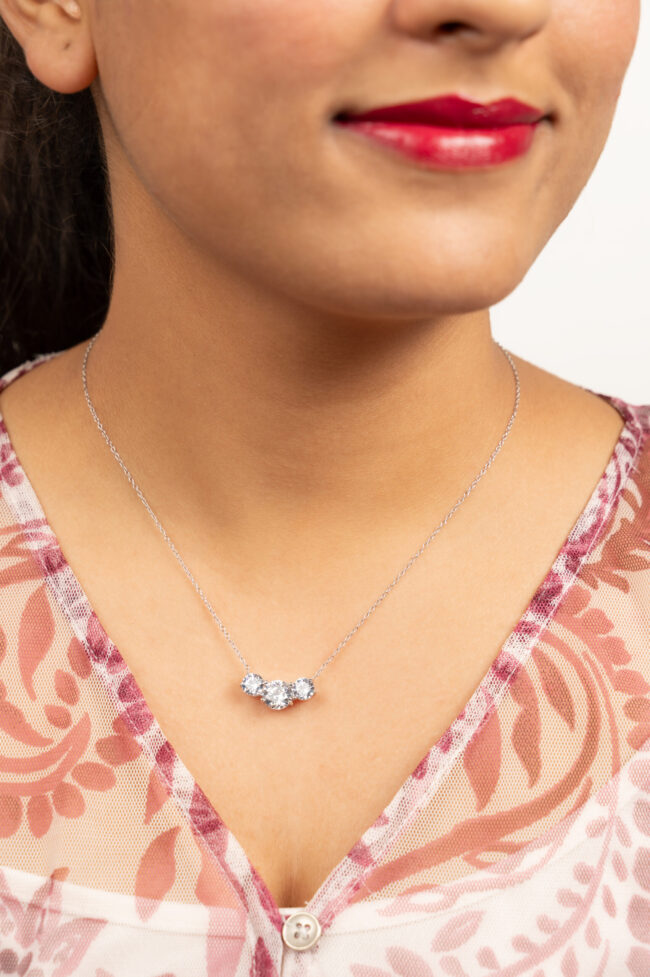 Pure Silver Royal Victoria Necklace - Image 2