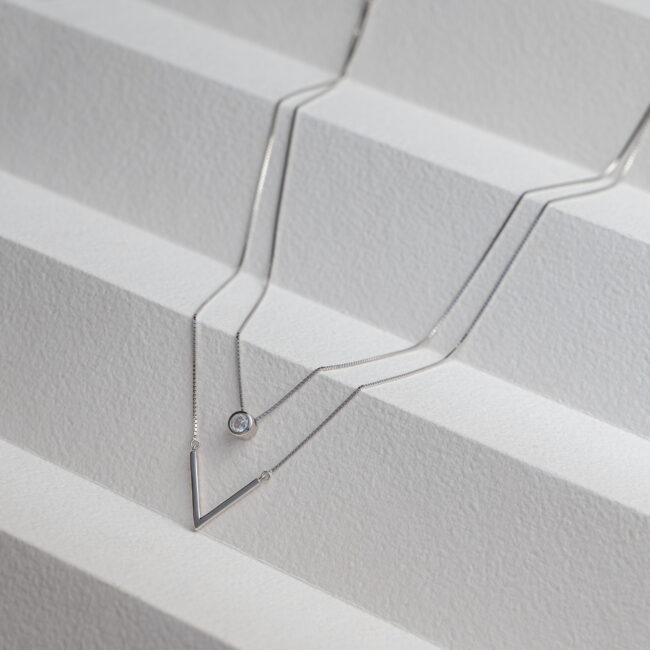 Pure Silver Prioni Necklace