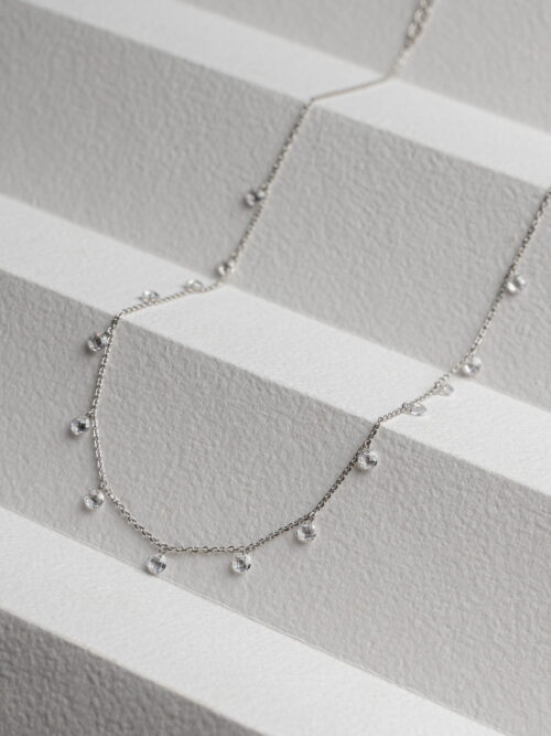Pure Silver Queen Ad Necklace