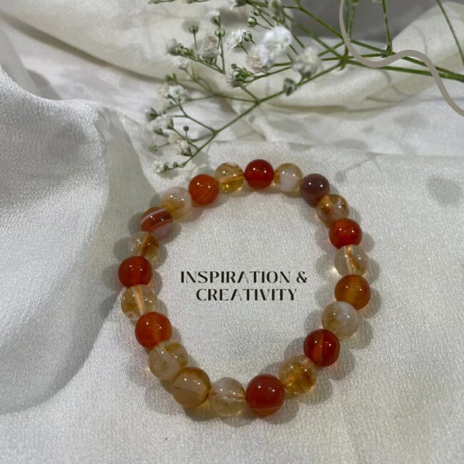 Inspiration & Creativity Healing Crystal Bracelet - Image 2