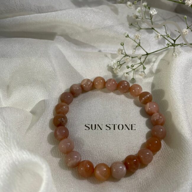 Sun Stone Healing Crystal Bracelet - Image 2