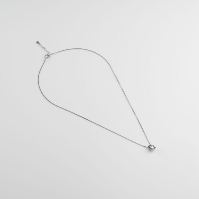 92.5 Silver Cute bead  Chain Pendant - Image 3