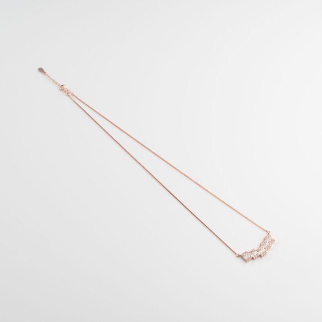 Rose Gold Ladder Pendant Chain - Image 3
