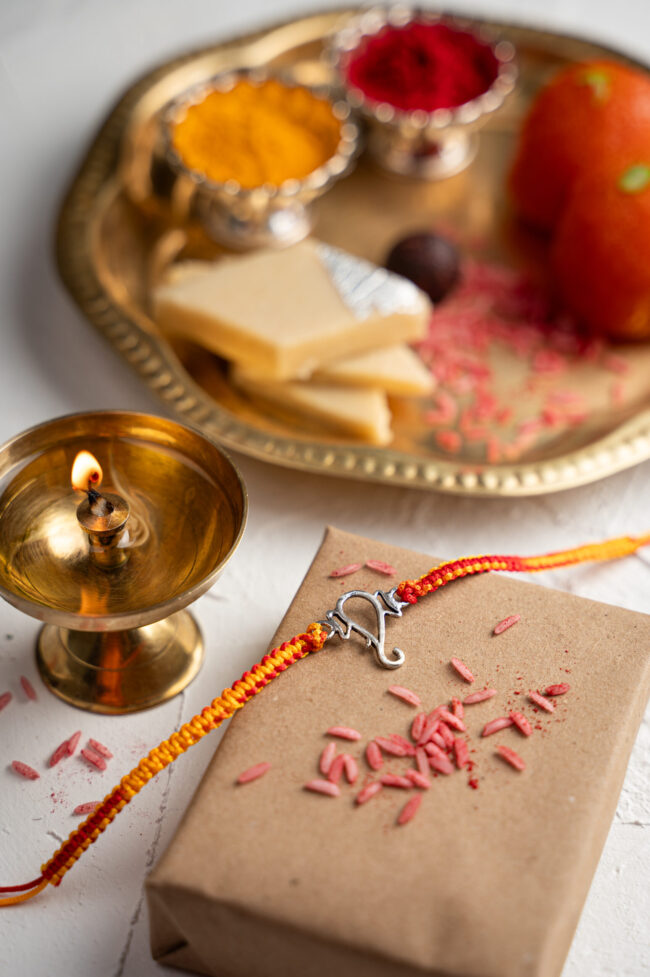 Silver Ganesh Rakhi