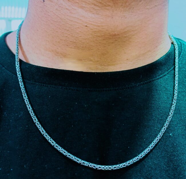 Pure Silver Arabic Chain - Image 3