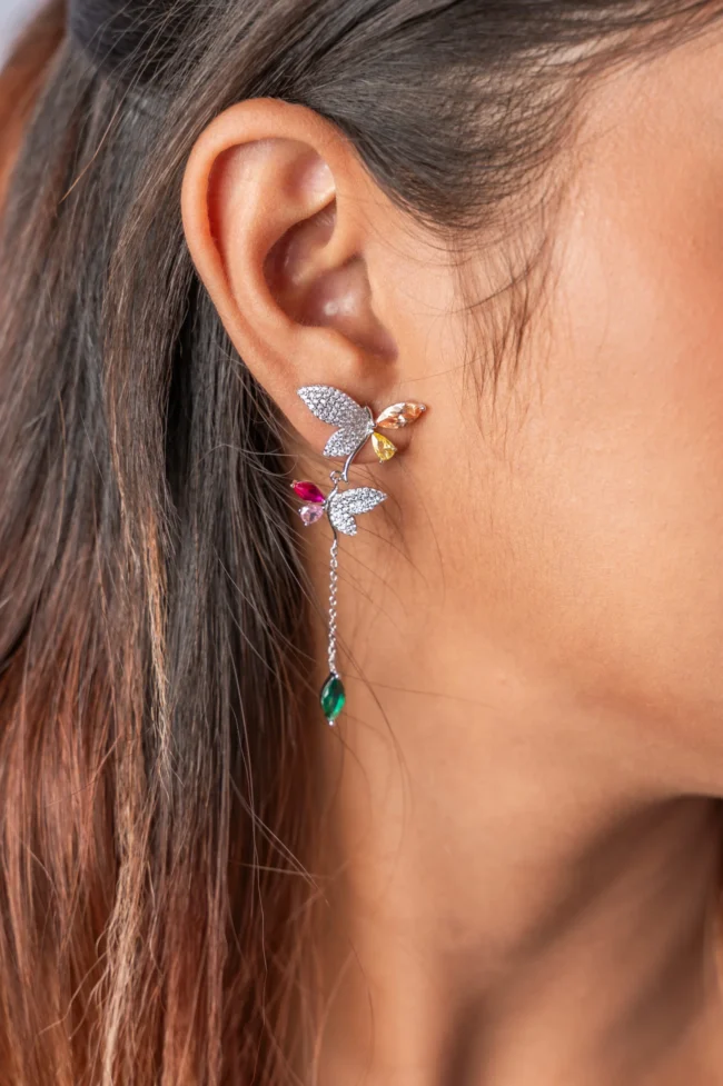 Pure Silver Silver Butterfly Earring