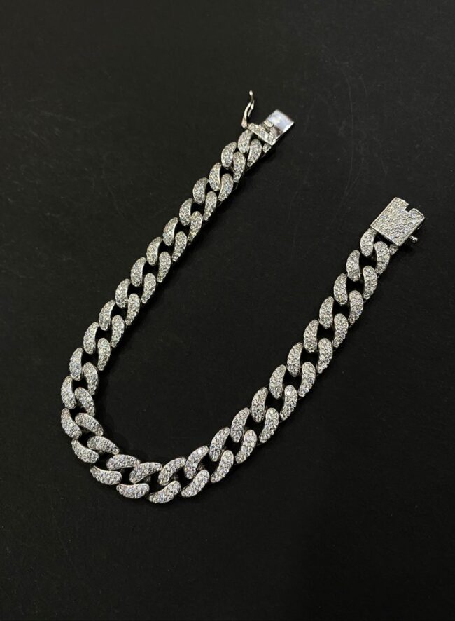 Pure silver Hardik Pandya Bracelet - Image 2