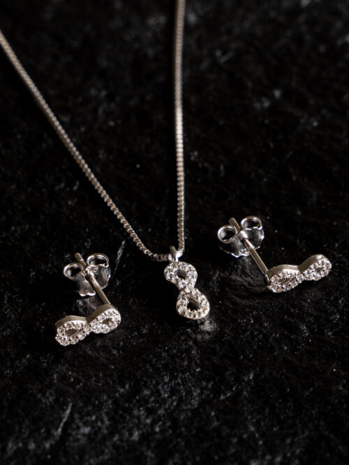 Pure Silver Infinity Set