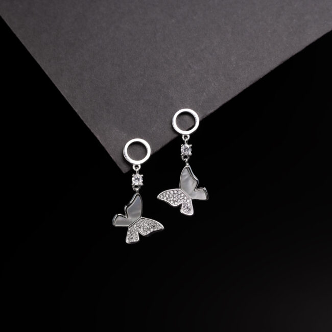 Pure Silver Butterfly Earring Earring
