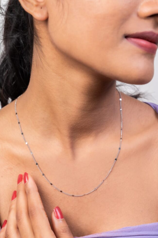 Pure Silver Disco Chain