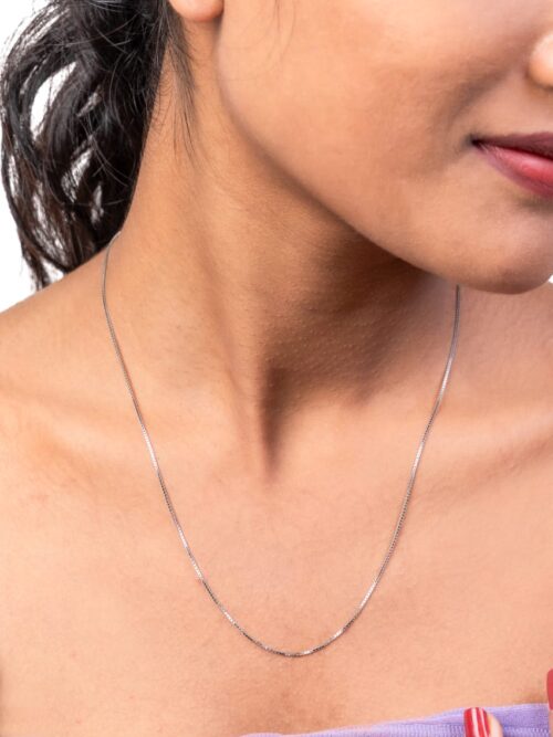 Pure Silver Italian Box Chain