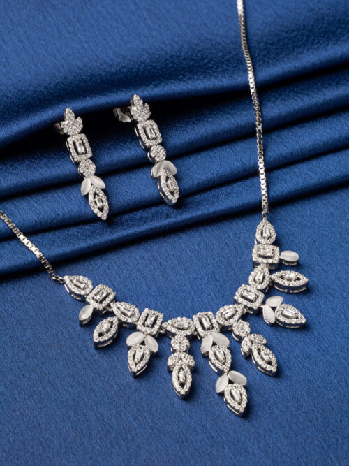 Pure Silver Russian Stone Set