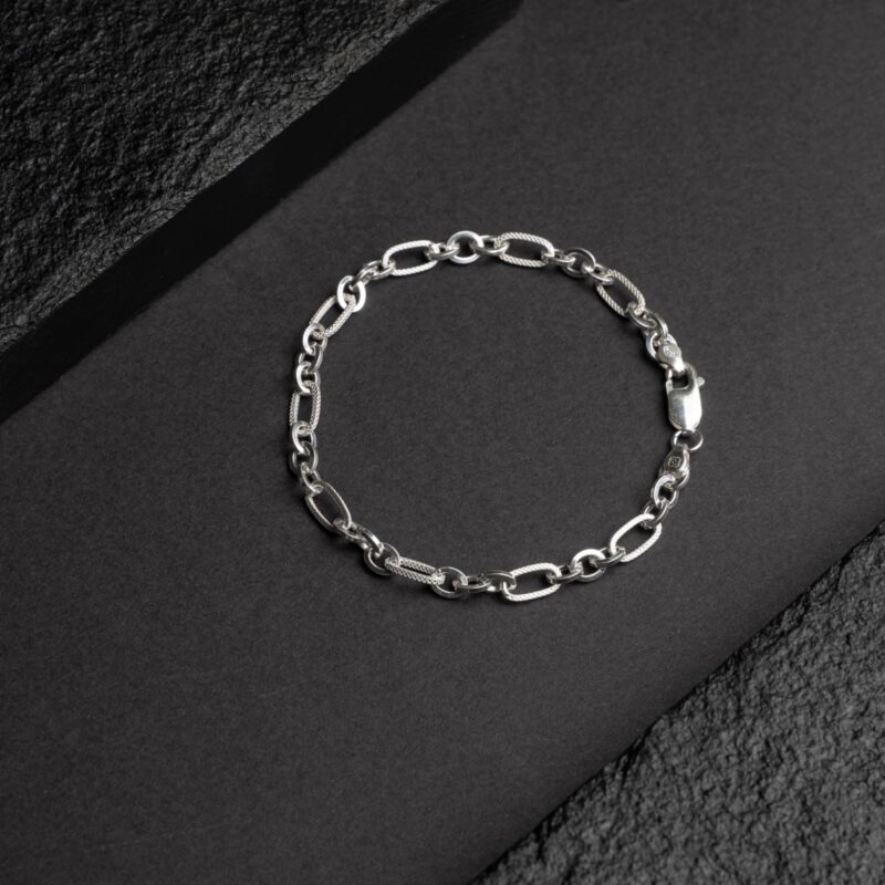 Pure Silver Sleek Linking Bracelet