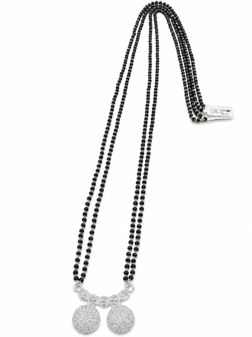 92.5 Silver stone wati long mangalsutra