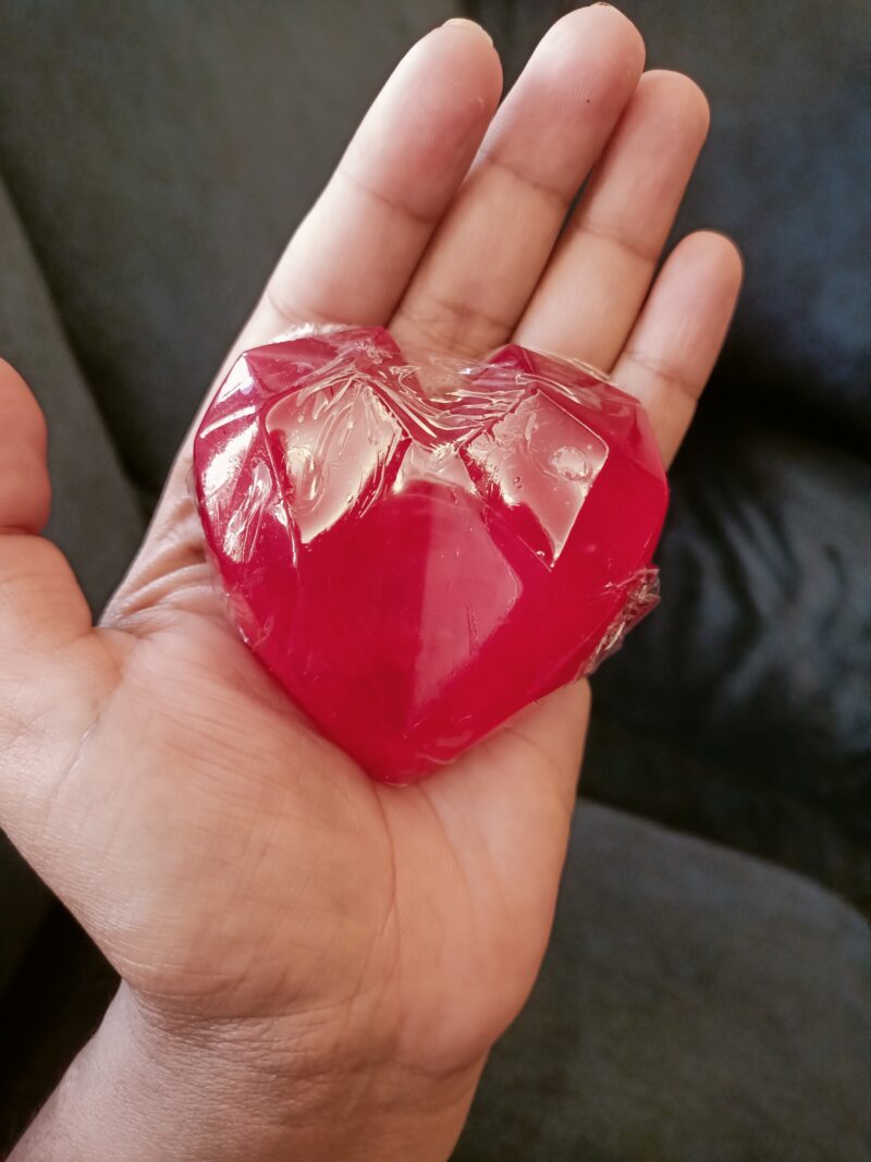 Handmade glycerine heart ❤️ soap - Image 2