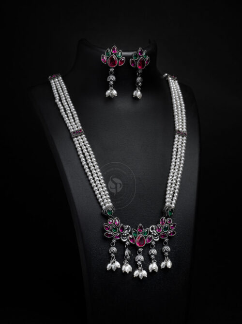 Pure Silver Tanmani Set