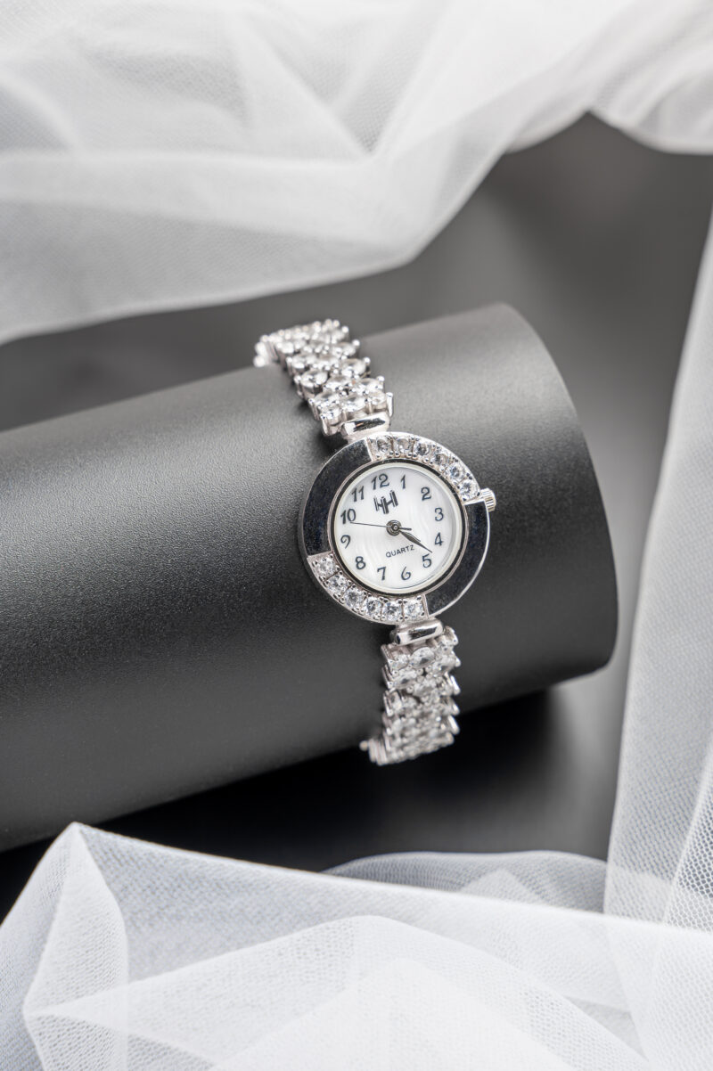 92.5 Zig Zag Diamond Pattern Watch