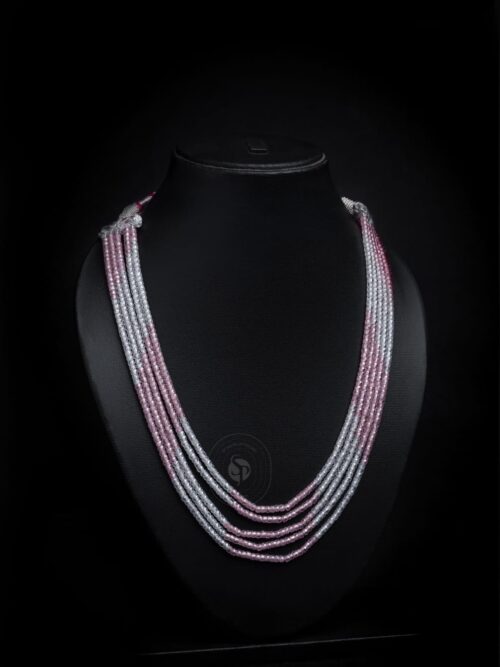 Semipersious Crystal Pink Mala