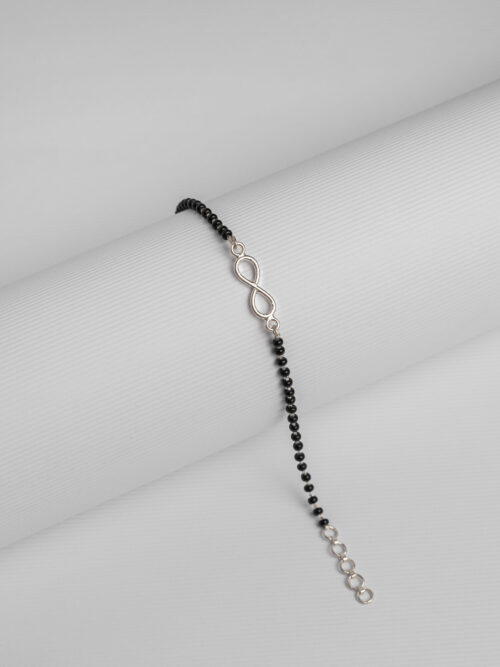 Pure Silver Infinity Hand Mangalsutra