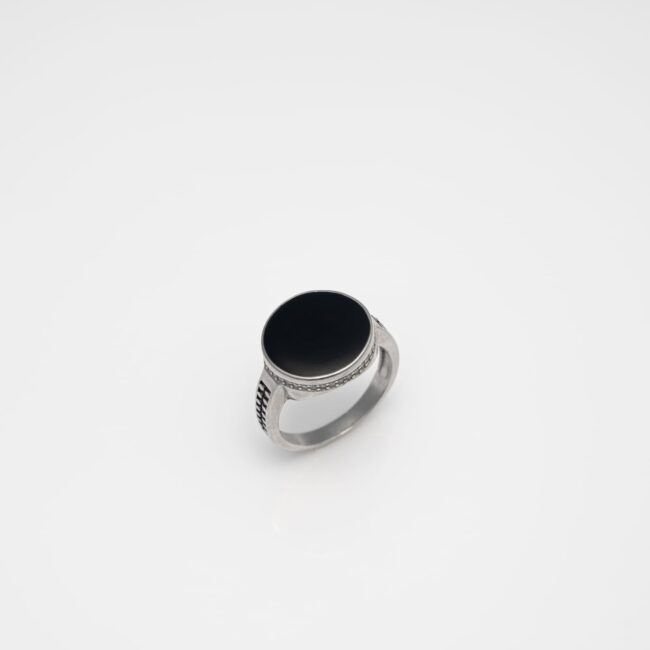 Pure Silver Mens Turkey Ring - Image 2