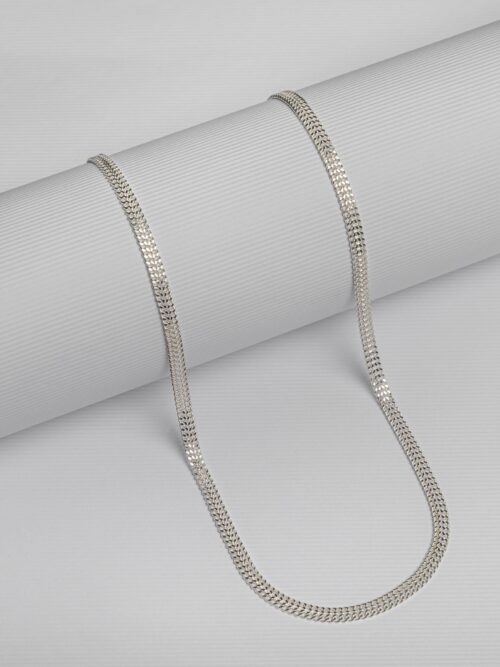 Pure Silver Toned Chain