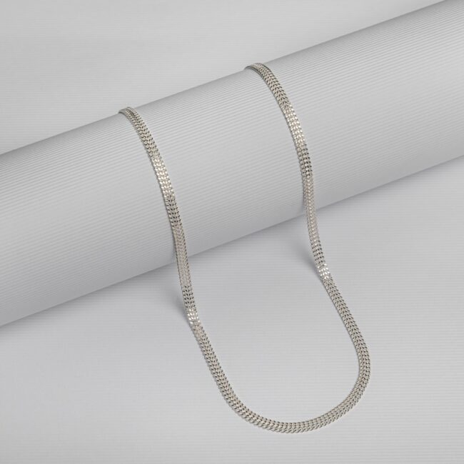 Pure Silver Toned Chain
