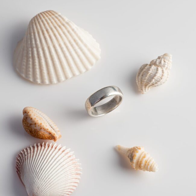 Pure Silver Plain Band Ring