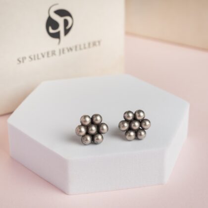 Pure Silver Gudi Earring