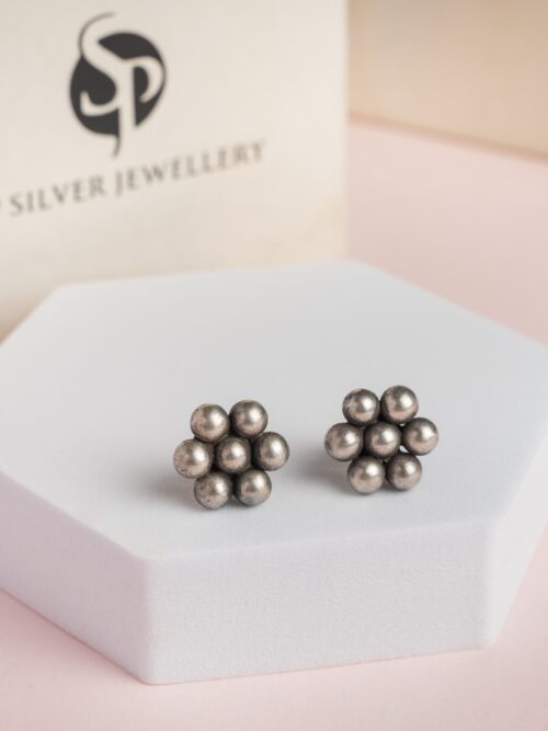 Pure Silver Kudi Earring