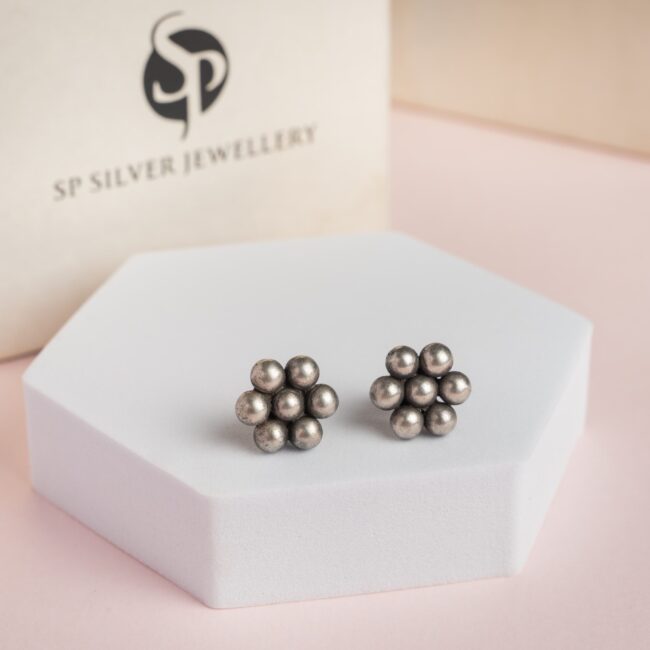 Pure Silver Kudi Earring
