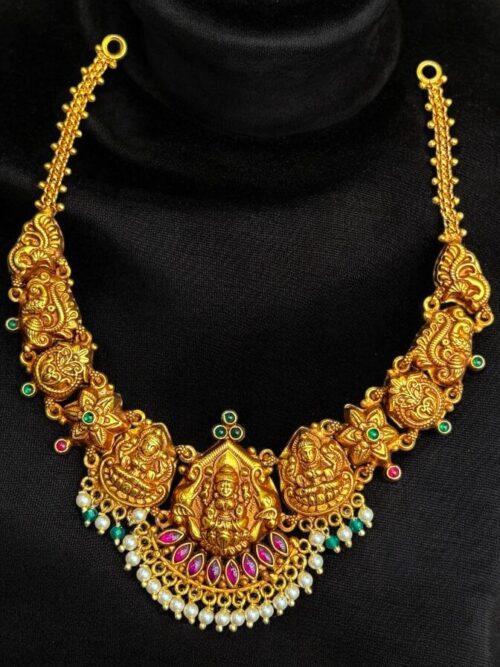 92.5 Silver Gold Plated Necklace