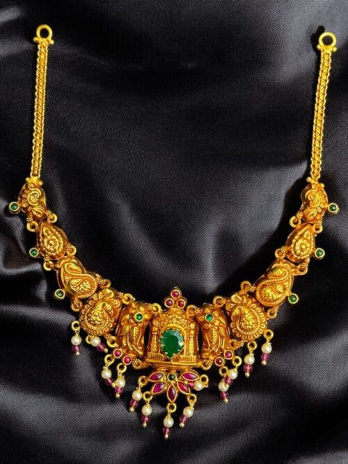 Gold Plated Temple Necklace.