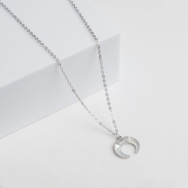 silver horse nail chain