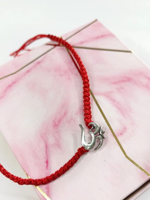 silver rakhi