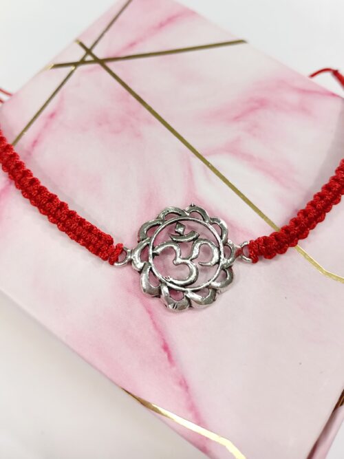 pure silver rakhi