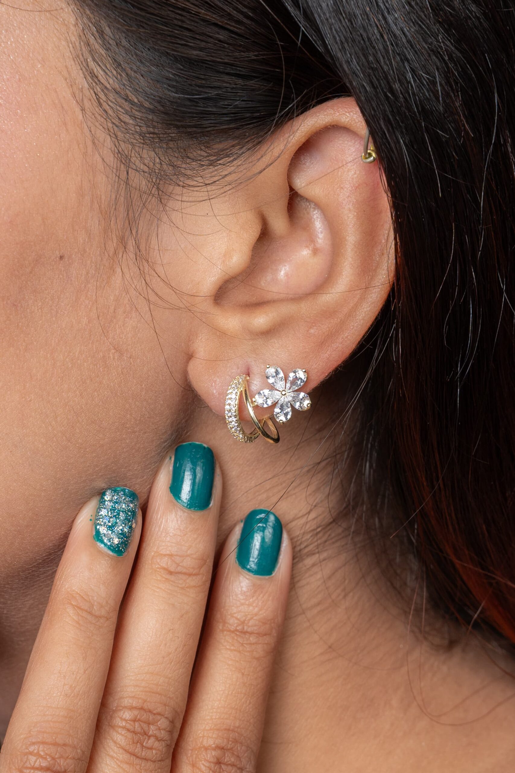silver earrning