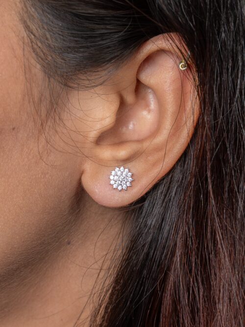 silver earrning