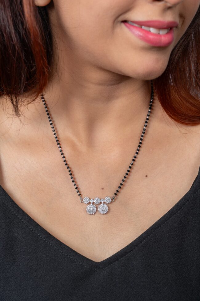 silver mangalsutra