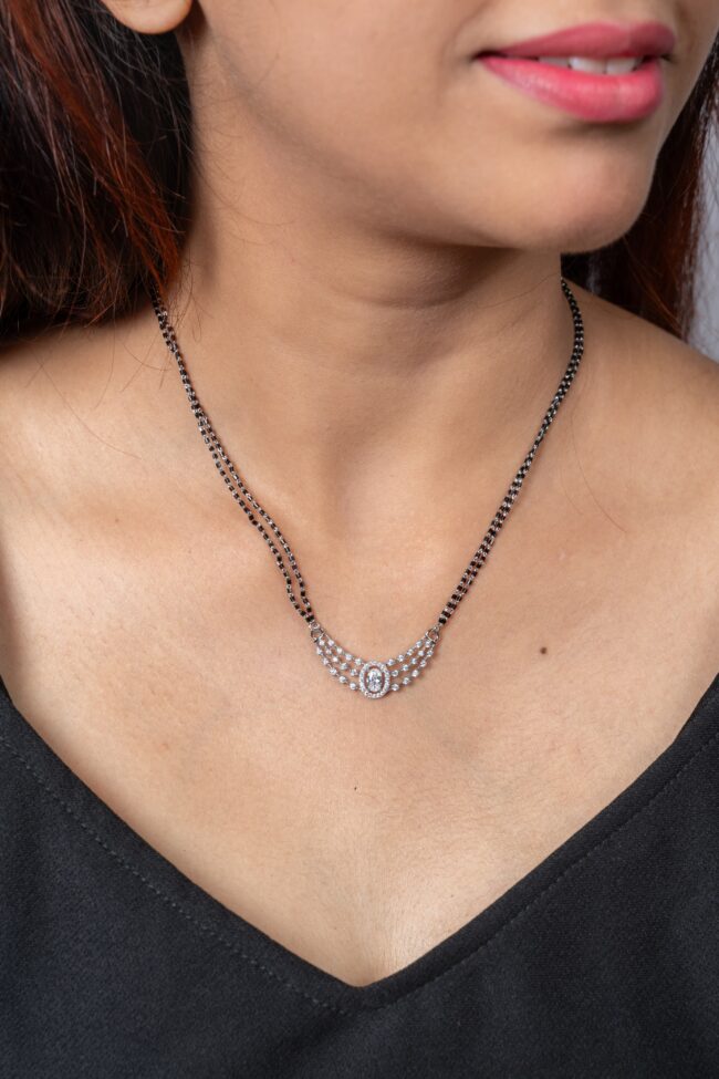 silver mangalsutra