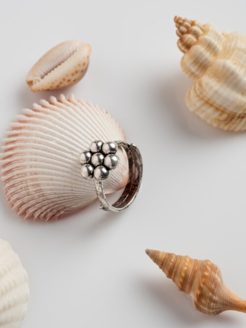 92.5 Pure Silver Kudi Finger Ring