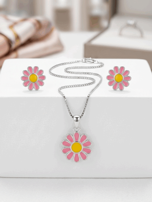 Daisy Silver Set